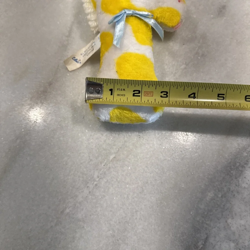 Vintage 1980's Eden‎ Giraffe Plush Rattle